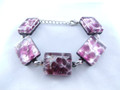  Light Purple Murano Glass Venetian Bracelet Jewelry SKU 24MG