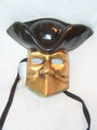 Gold Casanova Foglia Oro Venetian Mask. SKU 168fog