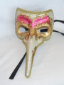 Pink Nasone KRE Venetian Mask. SKU: 139