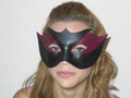 Leather Novella Venetian Mask. SKU: L02