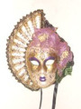 Purple Big Woman Anna Venetian Mask SKU 229ap