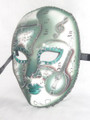 Green Volto Pergamena Venetian Mask SKU VD004