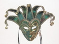 Green Joker Lillo Venetian Masquerade Mask SKU 383jgr
