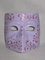 Purple Ceramic Petite Bauta Venetian Mask SKU 1F