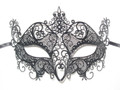 Black Laser Cut Venetian Carnival Masquerade Mask SKU N524B