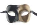 Black Gold Galaxy Fade Colombina Venetian Masquerade Mask SKU 003bggalaxy