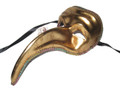 Gold Turco F. Oro Nose Venetian Masquerade Mask SKU 156fog