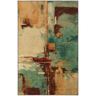 Aqua Fusion Large Floor Rug