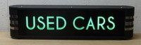 DECO USED CARS LIGHTED SIGN