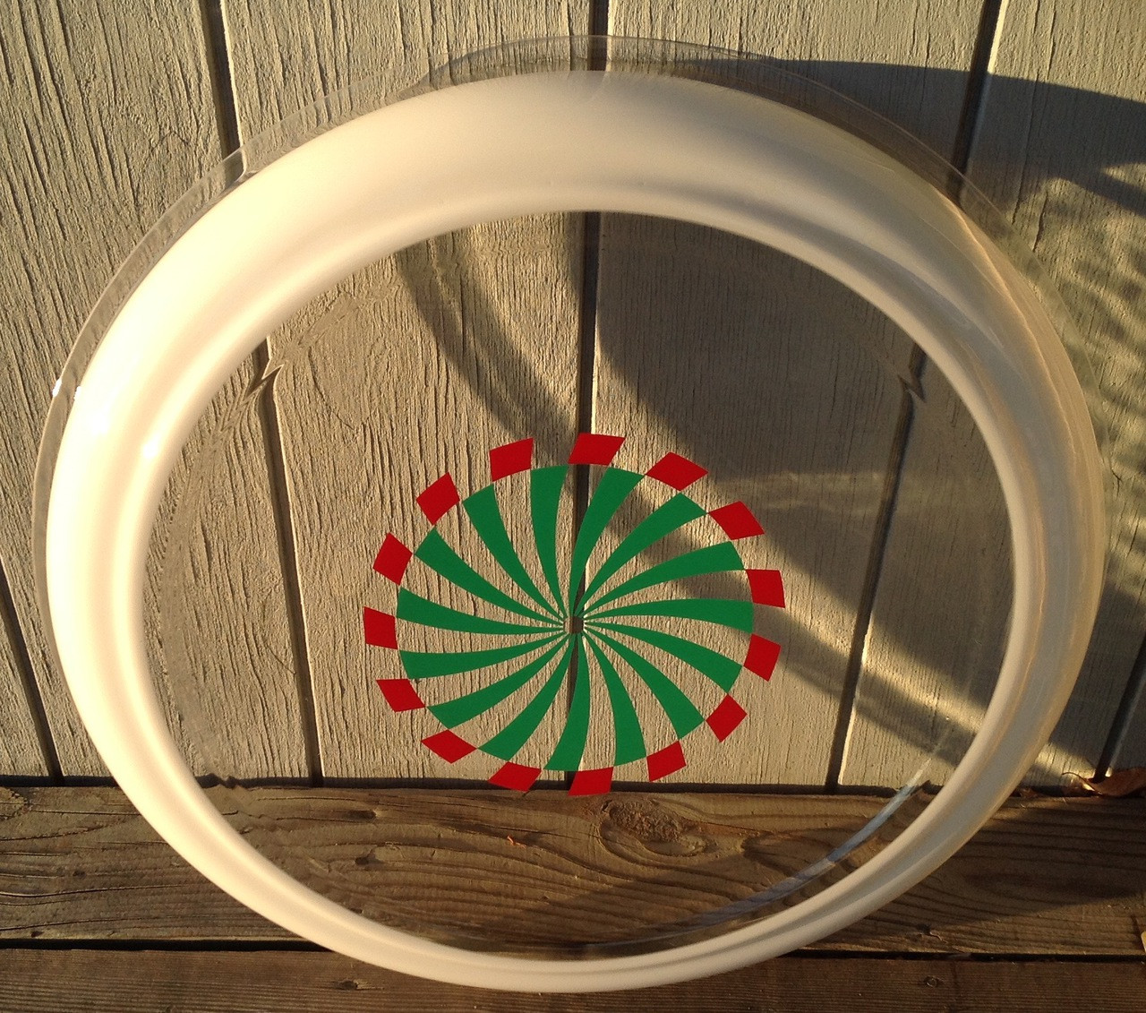 CLEVELAND NEON CLOCK GREEN RED SPINNER BUBBLE - PetroRelics LLC