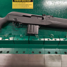 Magazine locked into our sample rifle ($1000 rifle obviously not included with $49 magazine)
