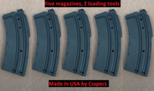 Five magazines.