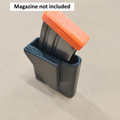 Showing one of our 10 round magazines with a floorplate cap in the pouch.
