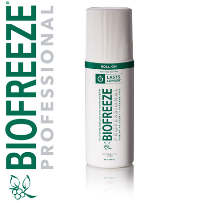 Biofreeze® Professional Topical Analgesic
3 oz Roll On / Green Gel