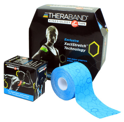 TheraBand™ Kinesiology Tape with exclusive XactStretch™ Technology distributed by International Orthopedics at the Lowest Wholesale Prices
