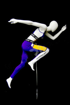 Matte White Athletic Female Running Sports Mannequin MM-PB06 