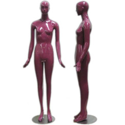 Free Shipping Used Glossy Purple Abstract Female Mannequin MM-165PUR (MM-165PUR)