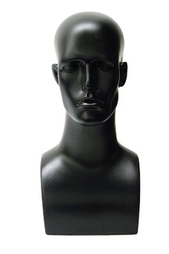 Black Plastic Male Display Head MM-ERABLACK 