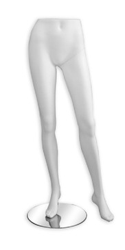 #41 MN-AA17 USED 15'' FLESH Women's Freestanding Calf High Hosiery Leg Display 