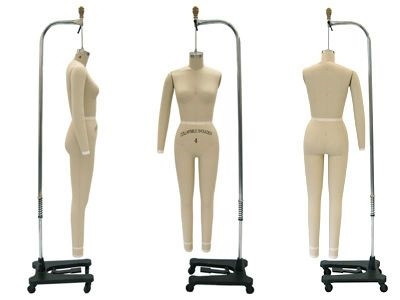 Professional Female Full Body Dress Form Sizes 2 4 6 Mm Fullsz 2 4 6
