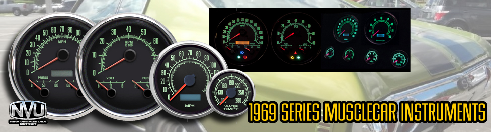 NVU 69 series gauge-the original musclecar inspired instruments