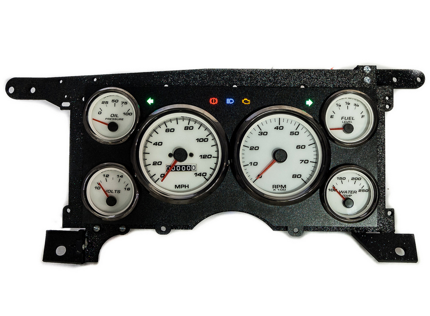 88 s-10 custom aftermarket gauges