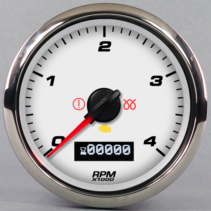 Digital Diesel Engine Tachometer & Hour Meter