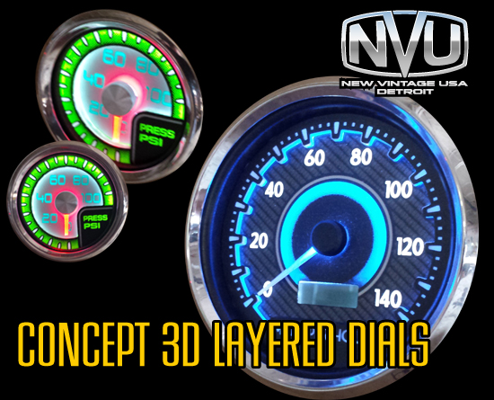 concept layered prototype gauges instruments