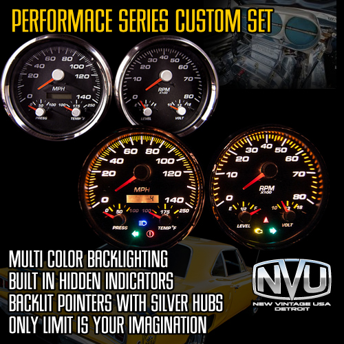 custom gauges color graphics