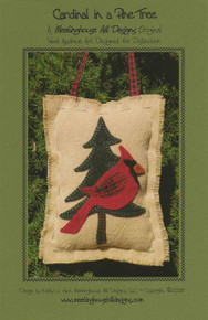 Cardinal In A Pine Tree - Pattern