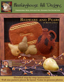 Pattern cover - did you notice?  The Rug Hooking pattern is INCLUDED with the complete applique pattern!