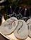 Close up of evergreen ornaments, Hope and Peace from "Lighting the Way" by Kathy J. Gaul of Meetinghouse Hill Designs.
