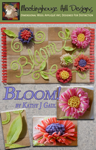 18" x 12" table mat, "Bloom!" by Meetinghouse Hill Designs
NEW for 2022