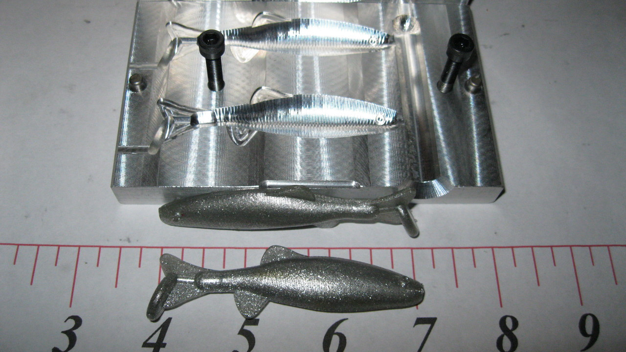 RIVER CHUB - 3 Swim Bait - 2 cavity mold