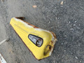 LEFT FRONT FENDER. YELLOW FAIR  CONDITION 