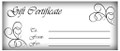 GIFT CERTIFICATE, $10 DOLLAR INCREMENTS 5% OFF