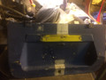 ENGINE COVER #3  BLUE WITH YELLOW FREE SHIPPING