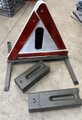 WARNING TRIANGLE WITH CASE OLIVE GREEN BLOWOUT!! $50 OFF 