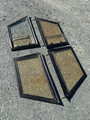 SIDE CURTAIN SET USED SET OF FOUR  GOOD CONDITION  $20 OFF SALE