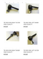 TIE ROD END SET OF FOUR HIGH QUALITY 