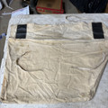 WHITE CANVAS SIDE CURTAIN BAG USED