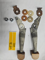  HEATER LEVER SET USED KNOBS LEVERS WASHERS AND HARDWARE INCLUDED 