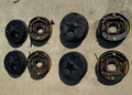 FRONT AND REAR BRAKE DRUMS AND BRAKE SYSTEM (GENTLY USED) Fits all WIDE 5 Wheels
