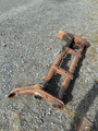 FRONT AXLE BEAM [USED] FAIR CONDITION BARE WITH ISSUE UFIX