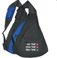 Black, White, Right Sling Bag