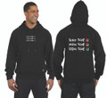 Black, White,  Right  Hoodie
