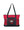 Zippered Tote Bag red and black with Nurse Love slogan