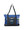Zippered Tote Bag royal blue and black with Passive Aggressive Nurse slogan