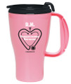 16 oz. Travel Mug, Pink with RN slogan