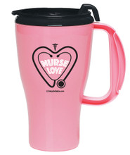 16 oz. Travel Mug, Pink